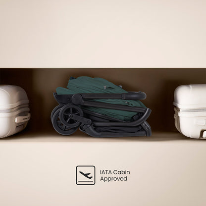 Silver Cross Nia Stroller & Carrycot | Conifer