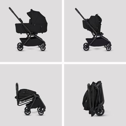 Silver Cross Nia Stroller & Carrycot | Onyx