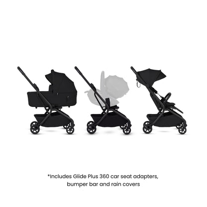 Silver Cross Nia Stroller & Carrycot | Onyx