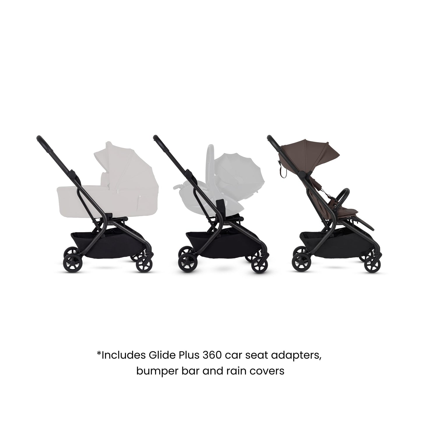 Silver Cross Nia Stroller | Chocolate