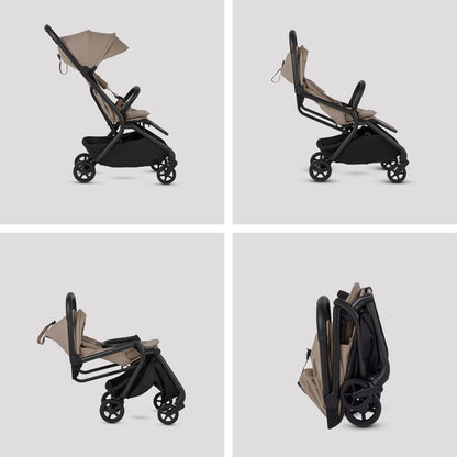 Silver Cross Nia Travel System with Accessories Bundle | Champagne