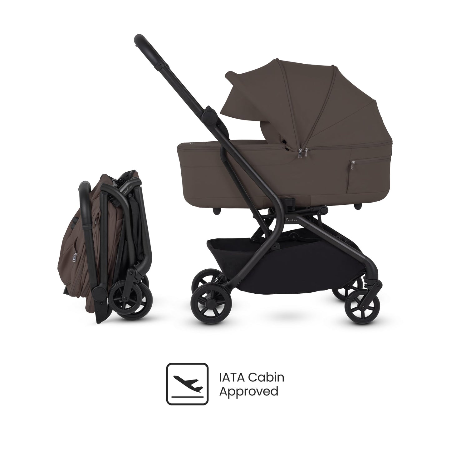 Silver Cross Nia Travel System with Accessories Bundle | Chocolate