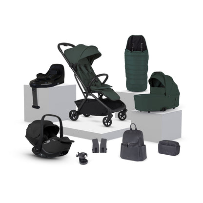 Silver Cross Nia Travel System with Accessories Bundle | Conifer