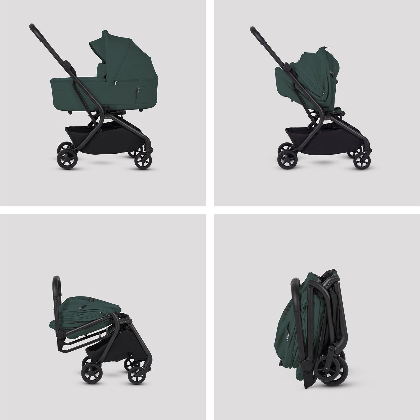 Silver Cross Nia Travel System with Accessories Bundle | Conifer