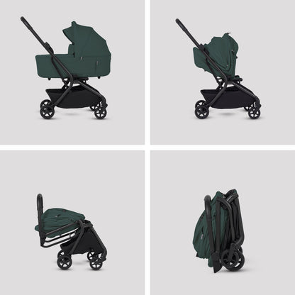 Silver Cross Nia Travel System with Accessories Bundle | Conifer
