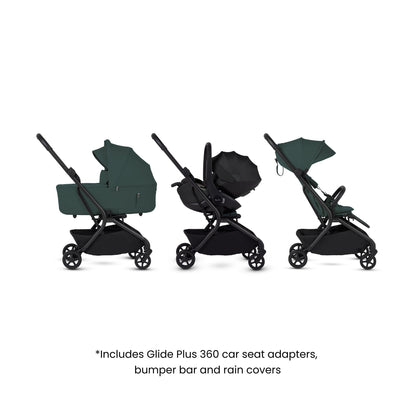 Silver Cross Nia Travel System with Accessories Bundle | Conifer