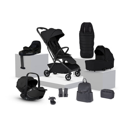 Silver Cross Nia Travel System with Accessories Bundle | Onyx
