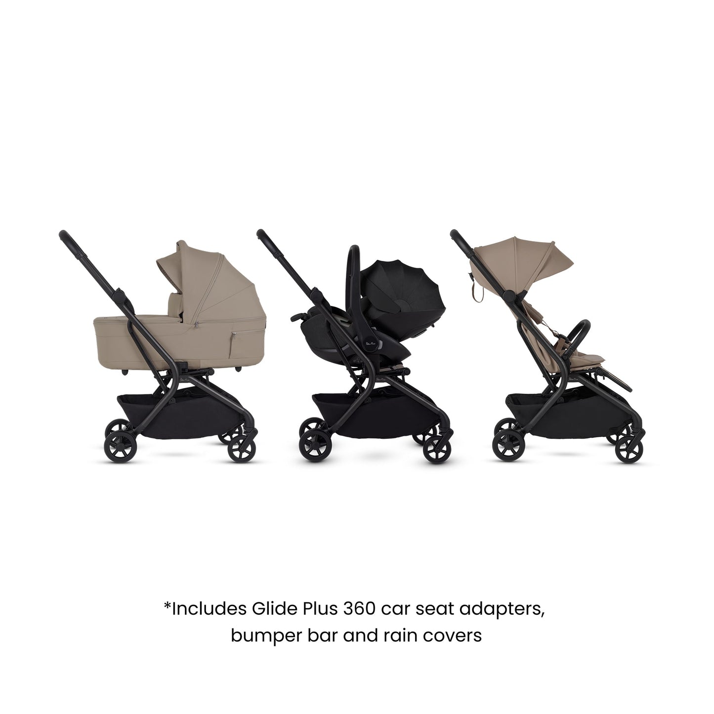 Silver Cross Nia Travel System Bundle | Champagne