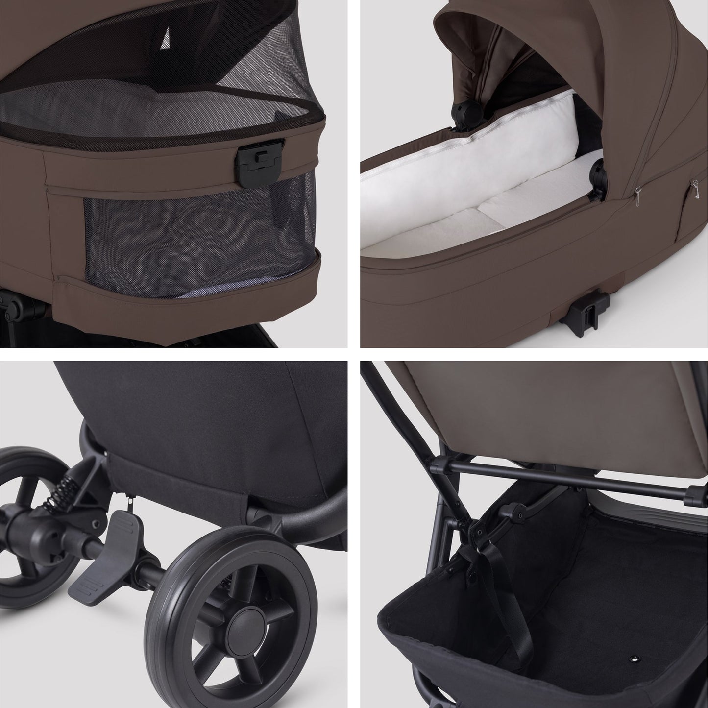 Silver Cross Nia Travel System Bundle | Chocolate