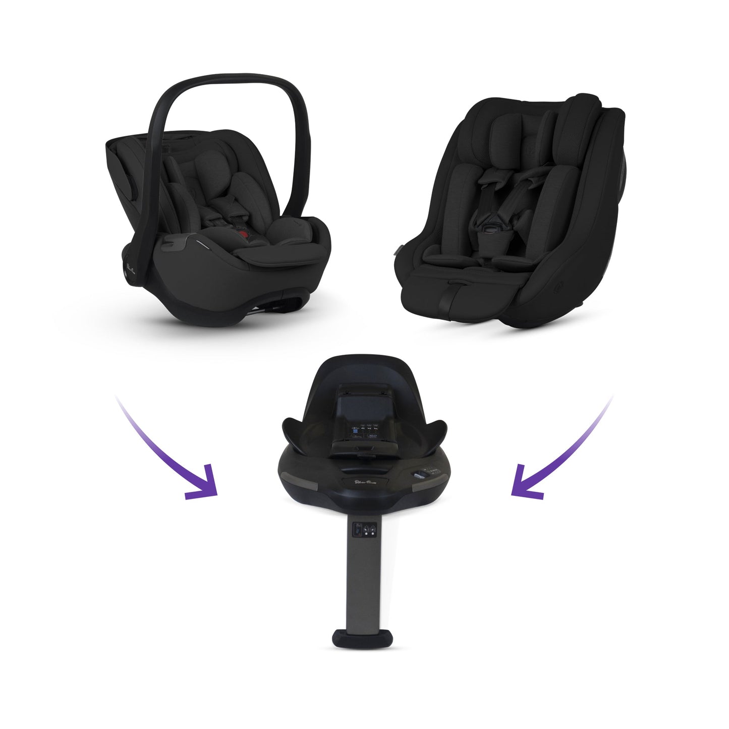 Silver Cross Reef 2 Special Edition Ultimate 360 Family Car Seat Bundle | Espresso