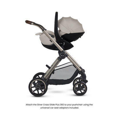 Silver Cross Special Edition Reef 2Ultimate 360 Car Seat Bundle Taupe | Frappe
