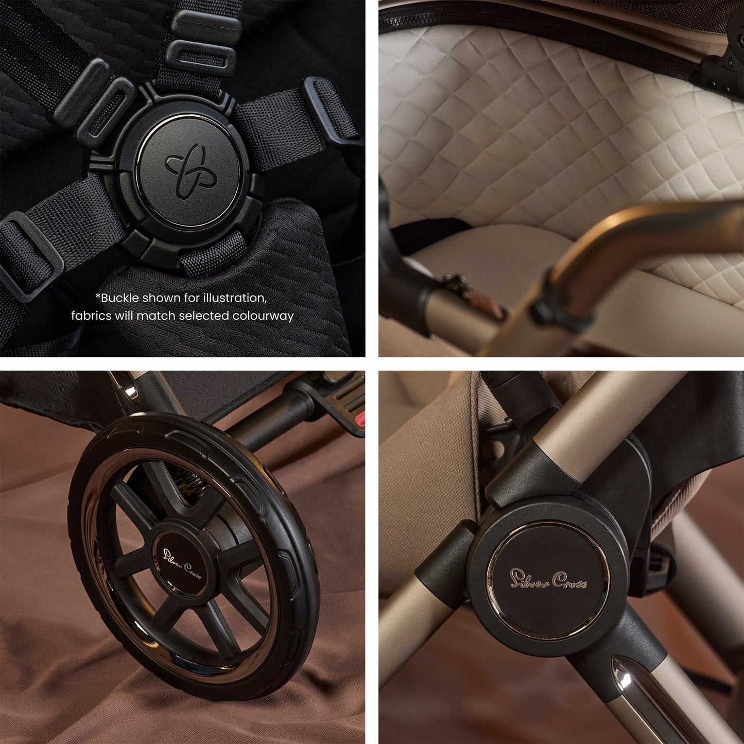 Silver Cross Special Edition Reef 2Ultimate 360 Car Seat Bundle Taupe | Frappe