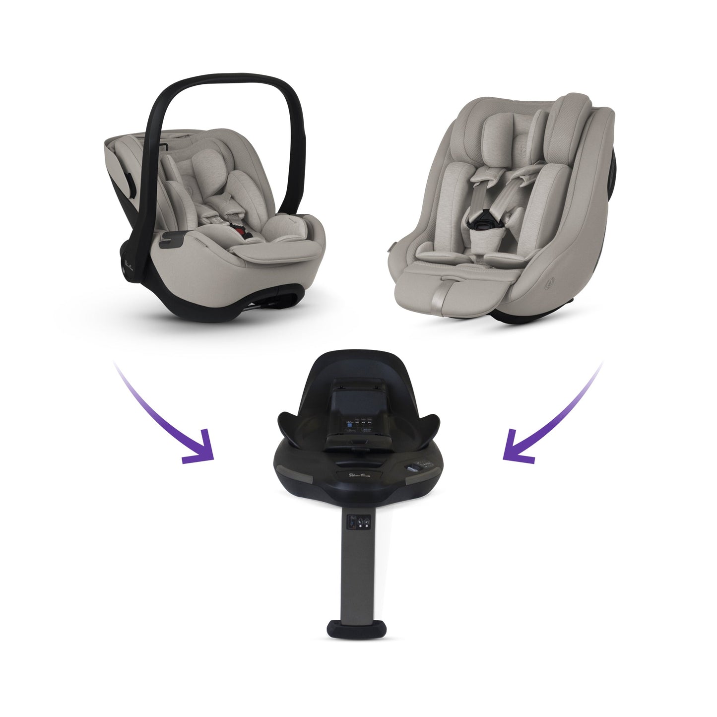 Silver Cross Reef 2 Special Edition Ultimate 360 Family Car Seat Bundle | Frappe