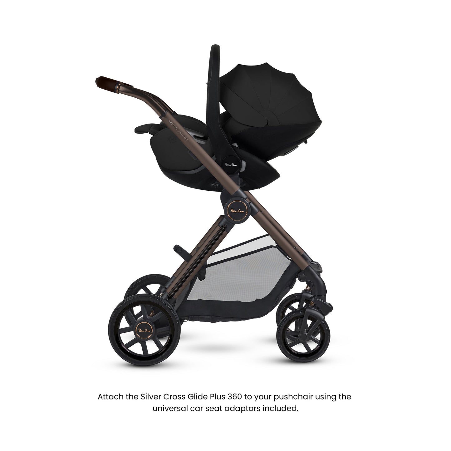Silver Cross Special Edition Reef 2 Ultimate 360 Car Seat Bundle | Ganache