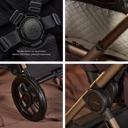 Silver Cross Special Edition Reef 2 Ultimate 360 Car Seat Bundle Taupe | Ganache