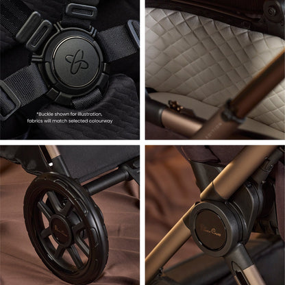 Silver Cross Reef 2 Special Edition Ultimate 360 Family Car Seat Bundle | Ganache