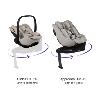 Silver Cross Reef 2 Special Edition Ultimate 360 Family Car Seat Bundle | Ganache