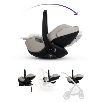 Silver Cross Reef 2 Special Edition Ultimate 360 Family Car Seat Bundle | Ganache