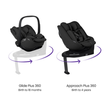 Silver Cross Reef 2 Ultimate 360 Family Car Seat Bundle | Mocha