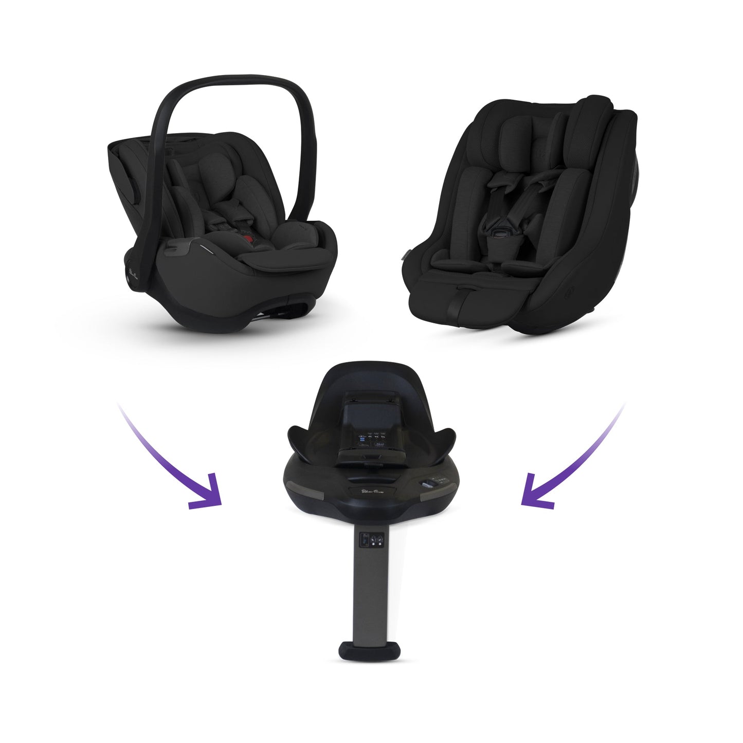 Silver Cross Reef 2 Ultimate 360 Family Car Seat Bundle | Mocha