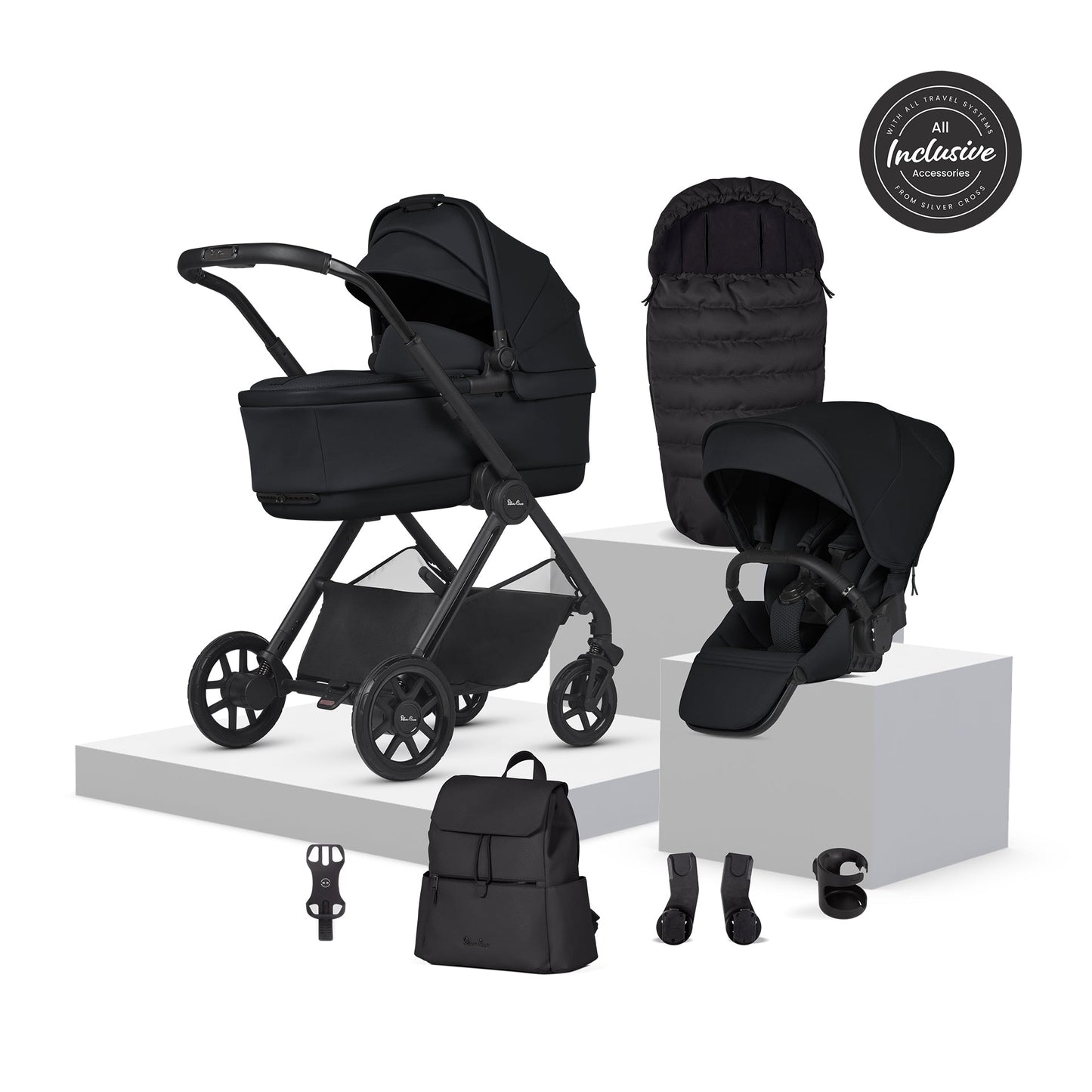 Silver Cross Reef 2 Pushchair & Accessory Bundle | Space
