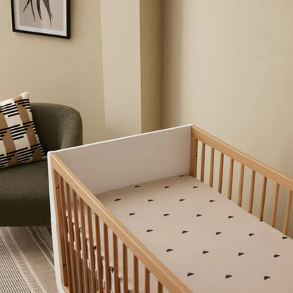 Snuz Cot & Cot Bed 2 Pack Fitted Sheet | Sand/Cloud