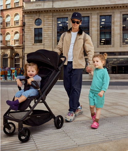 Bababing Auto Fold Compact Stroller | Black