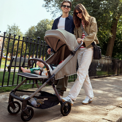 Bababing Auto Fold Compact Stroller | Minky