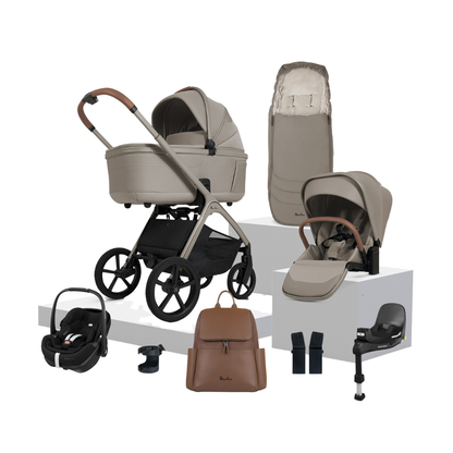 Silver Cross Cove Pushchair Pebble 360 Pro2 Bundle | Champagne