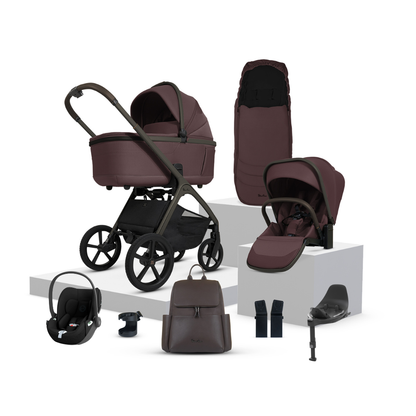Silver Cross Cove Pushchair Cloud T Bundle | Damson