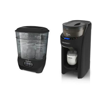 Baby Brezza Formula Pro Black & Steriliser | All Black