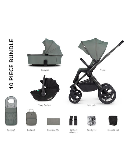 Venicci Upline 2 3-in-1 Tiago Travel System | Aloe