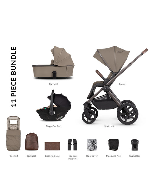 Venicci Upline 2 SE 3-in-1 Tiago Travel System | Powder