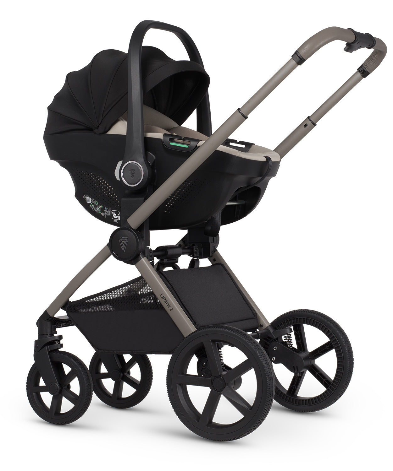 Venicci Upline 2 3-in-1 Tiago Travel System | Taupe