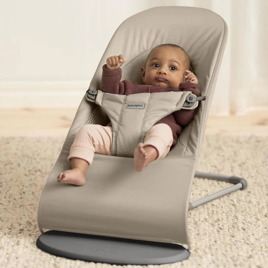 Babybjorn Bouncer Balance Soft Tri Fabric | Sand Grey