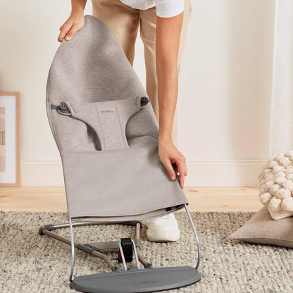 BabyBjorn Baby Bouncer Bliss - 3D Jersey | Sand Grey