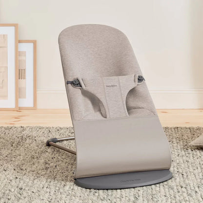 BabyBjorn Baby Bouncer Bliss - 3D Jersey | Sand Grey