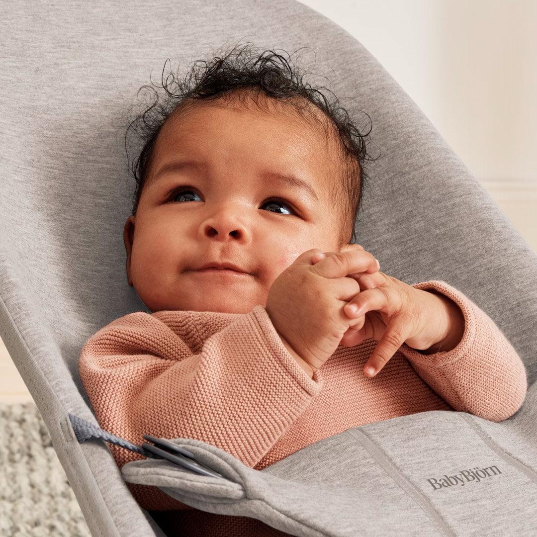BabyBjorn Baby Bouncer Bliss - 3D Jersey | Sand Grey