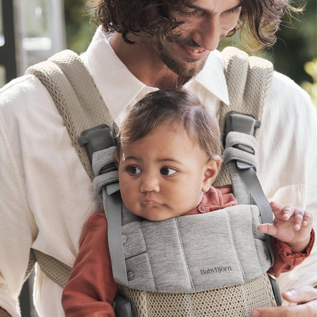 BabyBjorn Harmony Baby Carrier - 3D Mesh | Grey Beige