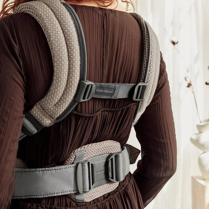 BabyBjorn Harmony Baby Carrier - 3D Mesh | Grey Beige