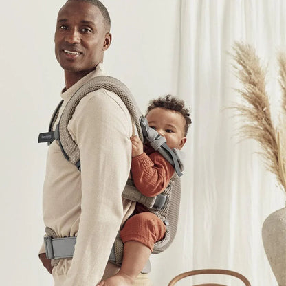 BabyBjorn Harmony Baby Carrier - 3D Mesh | Grey Beige