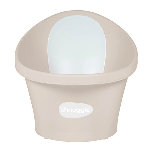 Shnuggle Baby Bath + Plug - Taupe