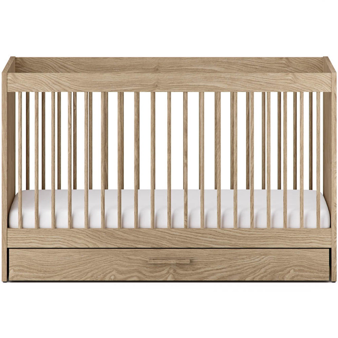 Silver Cross Geneva Cot Bed & Dresser | Natural Oak