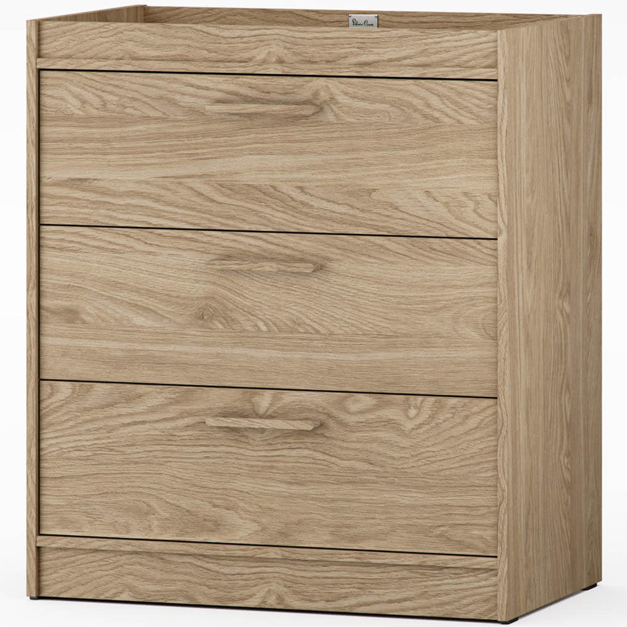 Silver Cross Geneva Cot Bed & Dresser | Natural Oak