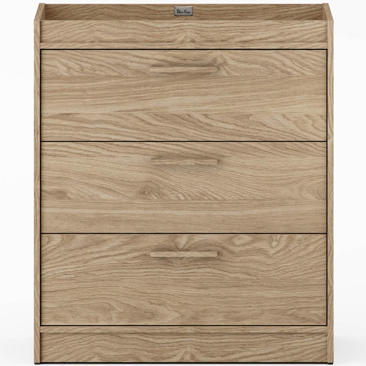Silver Cross Geneva Cot Bed & Dresser | Natural Oak