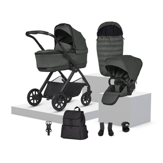 Silver Cross Reef 2 Pushchair & Accessory Bundle | Pewter