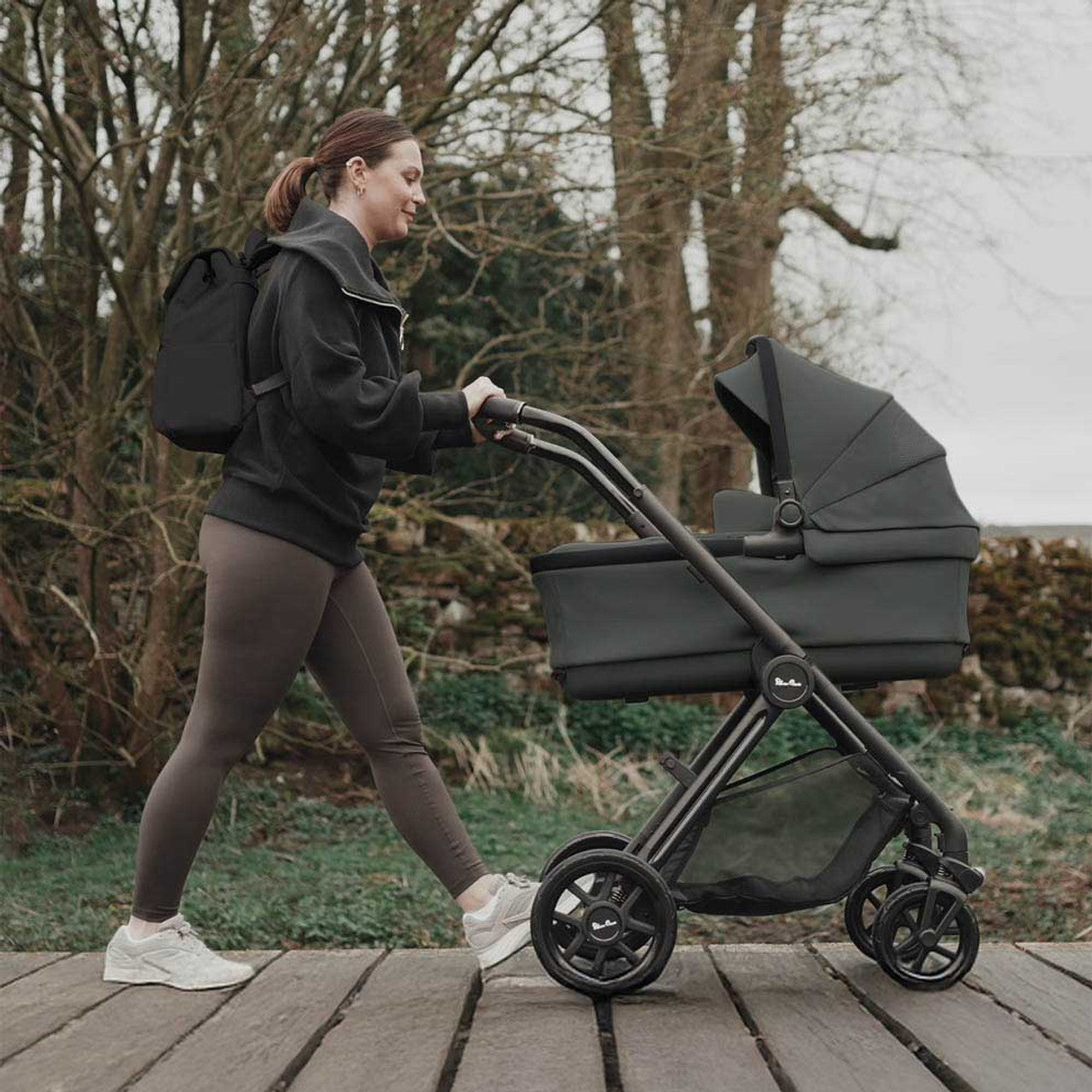 Silver Cross Reef 2 Pushchair Ultimate Cybex Cloud T Bundle | Pewter