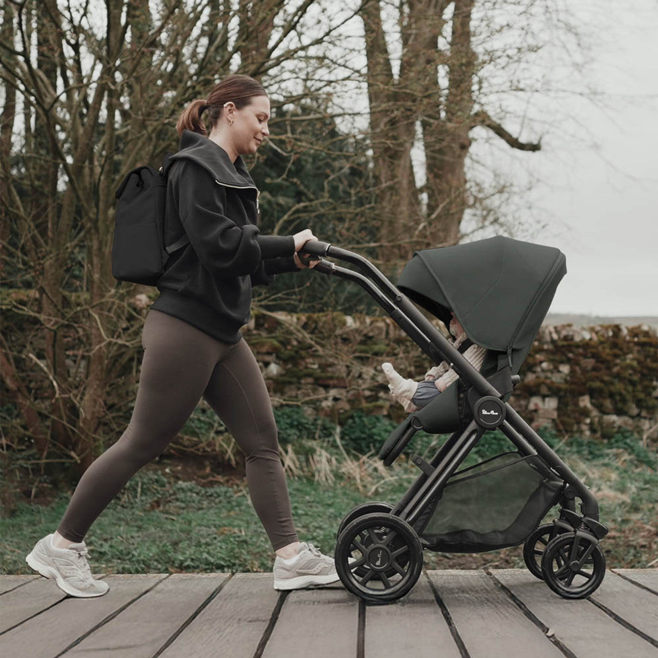 Silver Cross Reef 2 Pushchair Ultimate Cybex Cloud T Bundle | Pewter