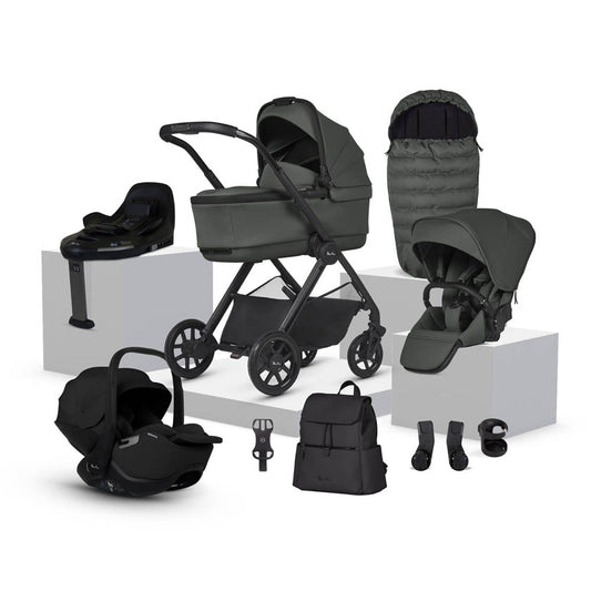 Silver Cross Reef 2 Ultimate 360 Car Seat Bundle | Pewter