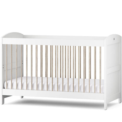 Silver Cross Valencia Complete Nursery Set | White/Natural Ash